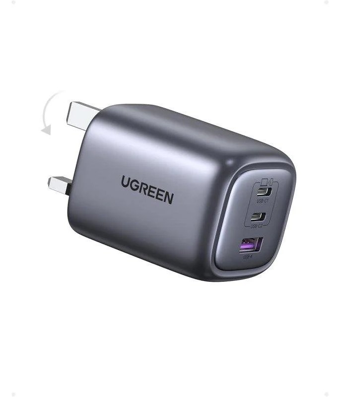 Chargeur mural Ugreen Nexode Pro 65W 2XUSB-C 1XUSB-A + Câble