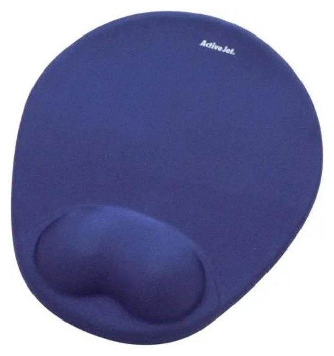 Tapis de souris Activejet ACJ GEL MOUSE PAD BLUE gel bleu repose-poignet antidérapant