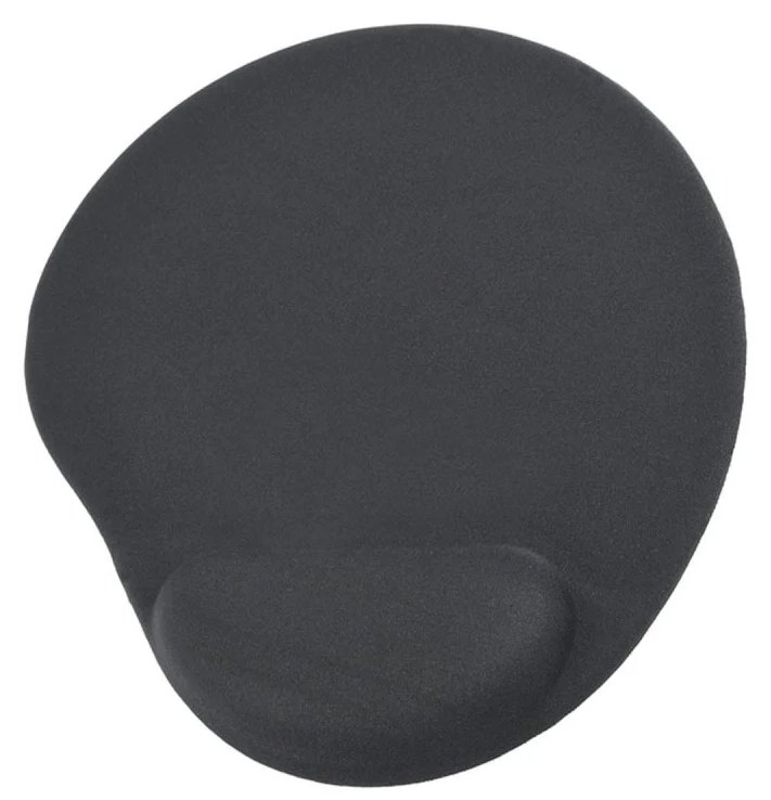 Tapis de souris Gembird MP-GEL-BLACK gel ergonomique noir antidérapant