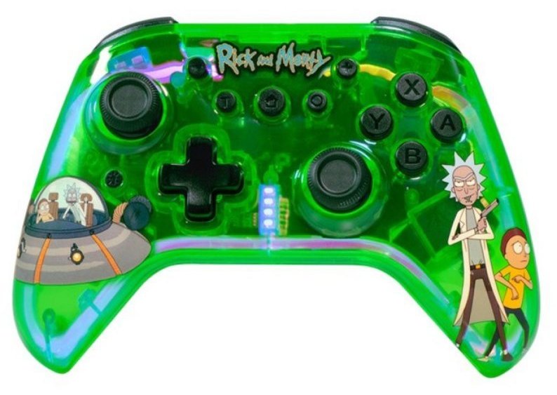 Manette sans fil QUO Blade Rick and Morty design ergonomique Switch PC