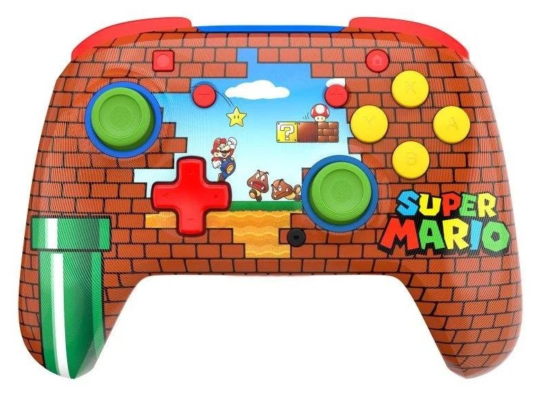 Turtle Beach Rematch Wireless Controller Mario Bricks Reveal Multicolore pour Nintendo