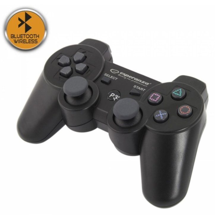 Manette Esperanza EGG109K Bluetooth Sans Fil pour Playstation 3 Noir