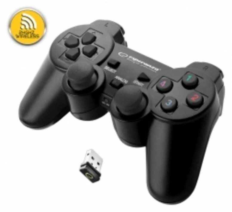 Manette Esperanza EGG108K filaire PC Playstation 3 12 boutons USB 2.0