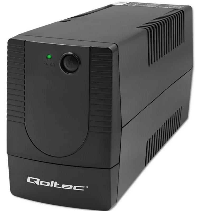 Sai Qoltec 850VA Batterie au Plomb 14 Minutes AVR Protection Surcharge