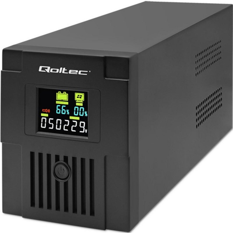Sai Qoltec 1500VA Batterie au Plomb 6H Recharge LCD AVR Protection Avancée