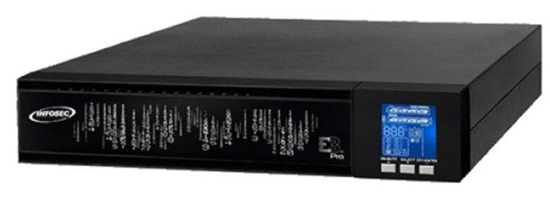Sai Infosec 1 kVA Batterie Interne Online 4 h LCD Rack/Tour Protection Totale