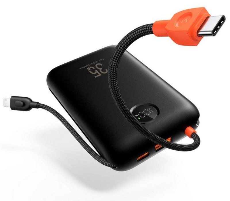 Batterie externe Veger PowerBank 20000 mAh charge rapide 35W câbles intégrés