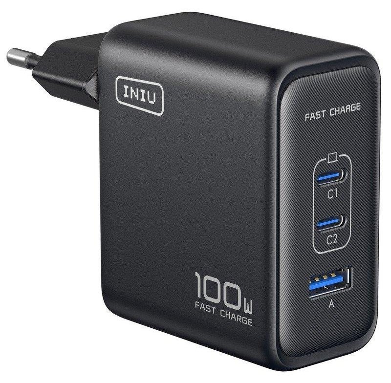 Chargeur mural INIU Leopard 100W USB-C 2 ports USB-A compact pliable