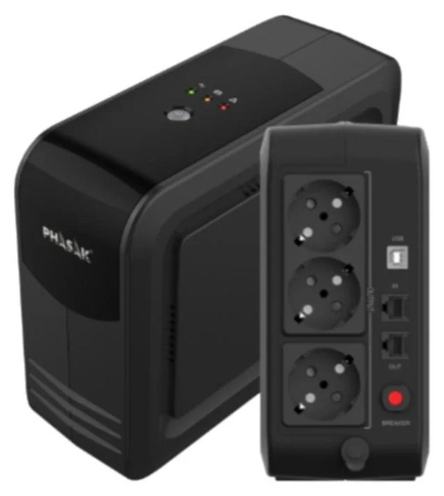 Sai Phasak 750VA Batterie Plomb-Calcium 20 Minutes Port USB HID RJ45