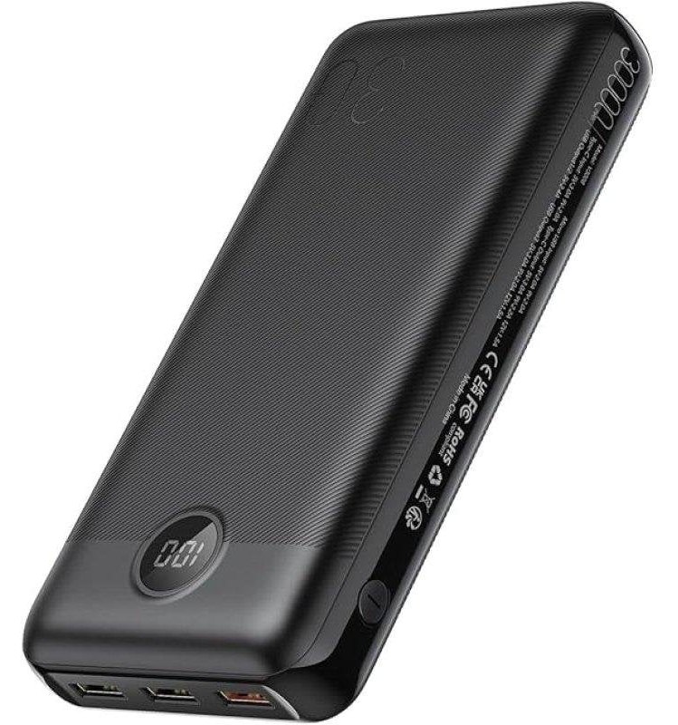 Batterie externe Veger 30000 mAh 20W USB-C Charge rapide Affichage LED