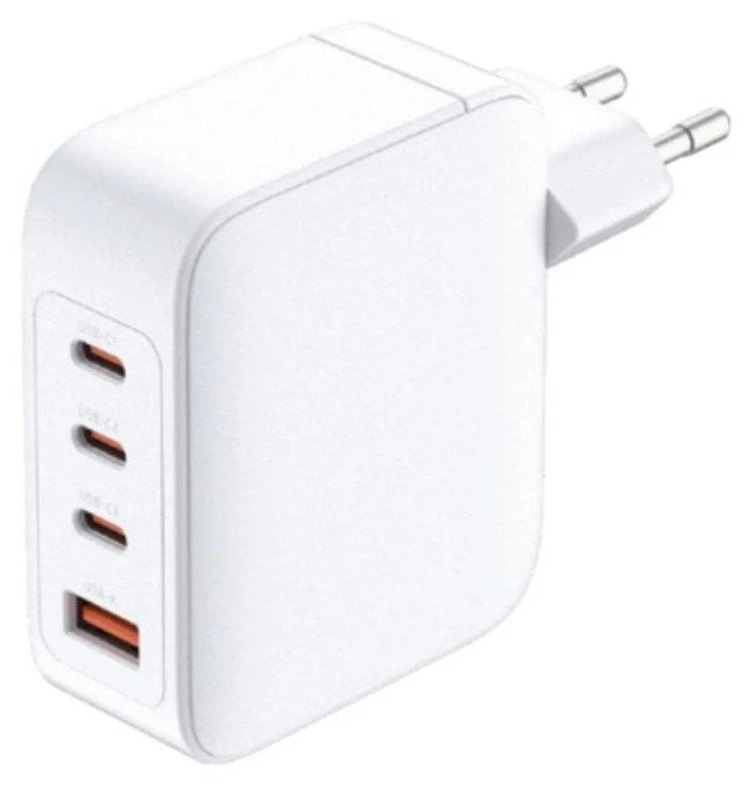 Chargeur D-Link DCF-141 GaN 140 W 3X USB-C 1X USB-A Charge Rapide Blanc