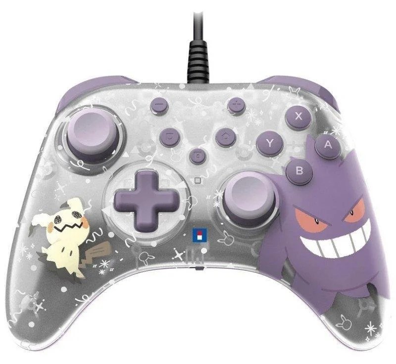 Hori HORIPAD Turbo Gengar & Mimikyu Manette filaire USB-A 3M pour Nintendo Switch 2