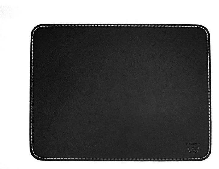Tapis de souris Ewent EW2761 Noir 220X180MM Similicuir Surface rigide