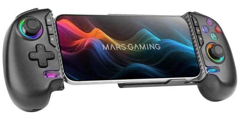 Gamepad Bluetooth Mars Gaming MGPXPRO 7" PS4/Switch/PC/Android/iOS Noir