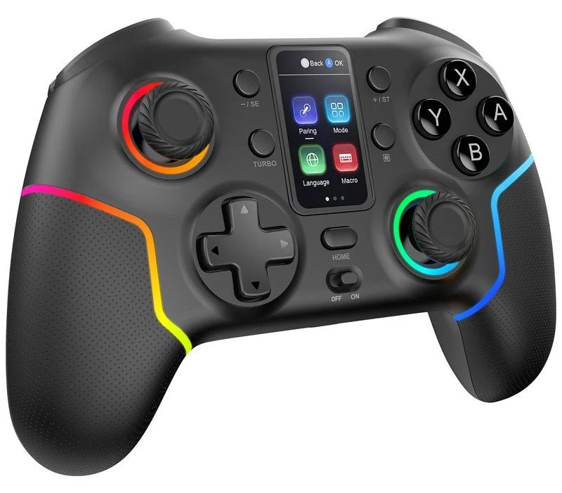 Manette de jeu sans fil Bluetooth Mars Gaming MGP-V3 ARGB pour Switch/Switch 2/PC/Android/iOS