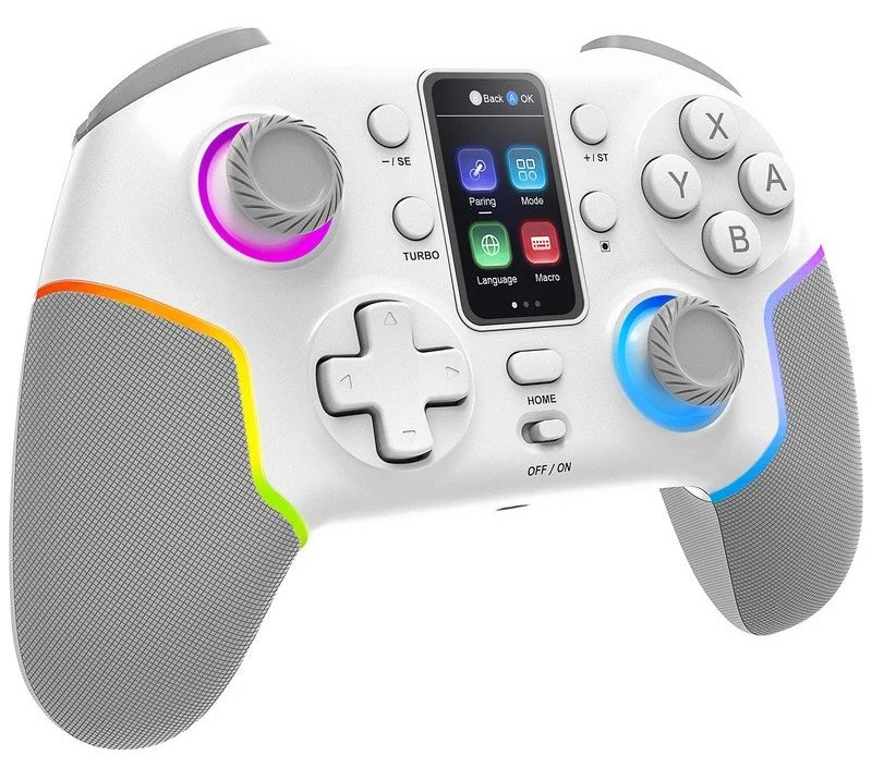 Manette de jeu sans fil Bluetooth Mars Gaming MGP-V3 ARGB pour Switch/Switch 2/PC/Android/iOS