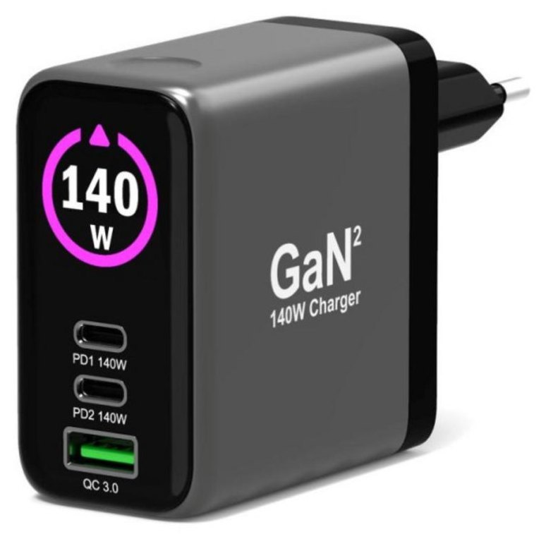 Chargeur Port Designs 902140PEU GaN 140W USB-C Power Delivery câble 2M