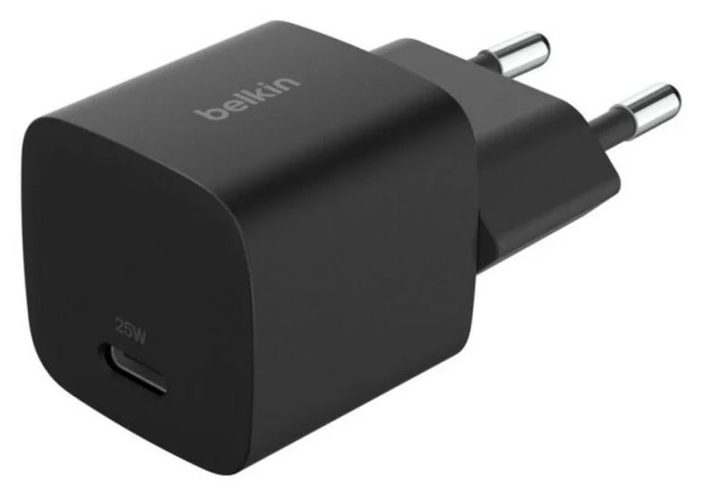 Chargeur Belkin BoostCharge WCA012KQBK USB-C 25W Compact PD 3.1 Noir