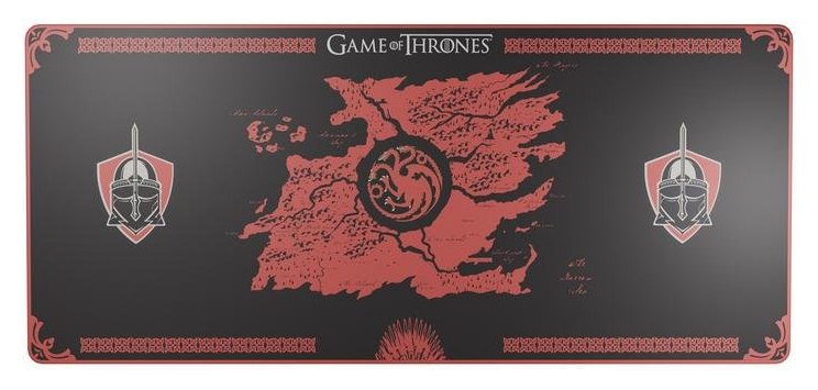 Tapis de souris Lexip HBO Game of Thrones Targaryen XXL antidérapant néoprène