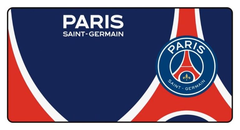 Tapis de souris Konix 82531120973 XXL Gaming PSG base antidérapante 900X460MM