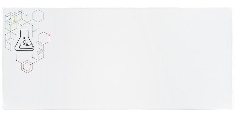 Tapis de souris The G-Lab PAD-SELENIUM-W Blanc XXL antidérapant 900X400X4MM