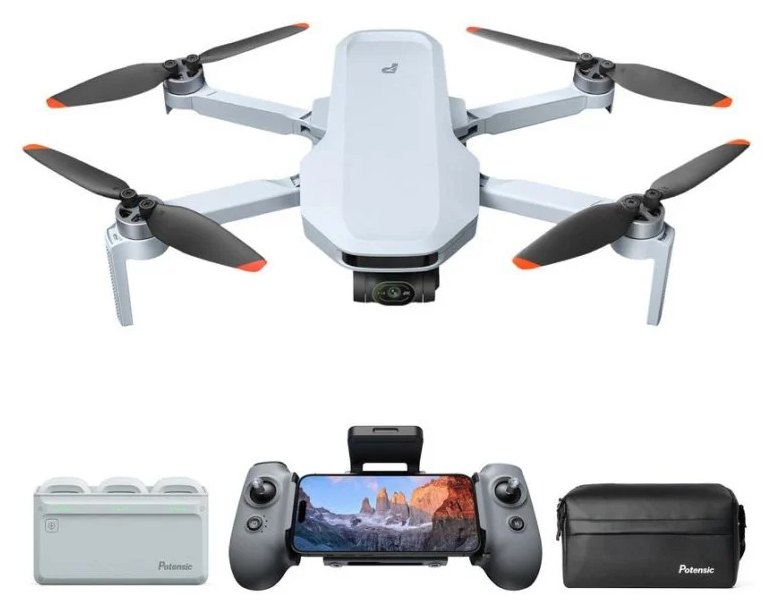 Drone Potensic ATOM 2 48MP 4K 32MIN Combo Pliable Ultra Léger