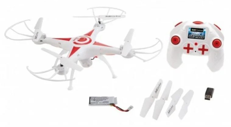 Drone REVELL 23858 Caméra 480P Quadricoptère 380 mAh Rouge Blanc