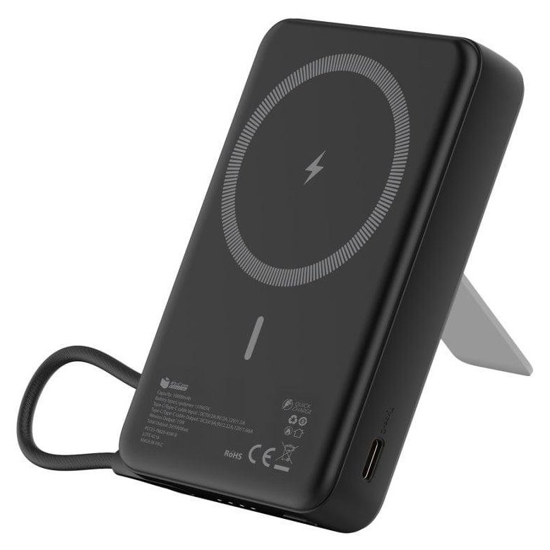 Powerbank Carga Inalámbrica PcCom Essential MagSafe QI2 10.000 mAh 45W avec Stand