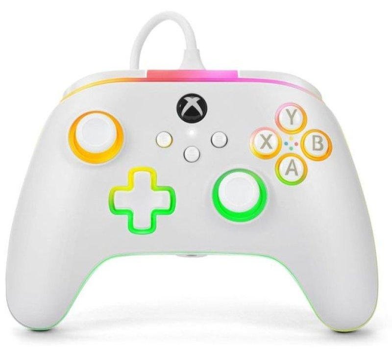 Power-a Manette PowerA XBGP0178-01 Blanc Filaire LED PC Xbox Programmable