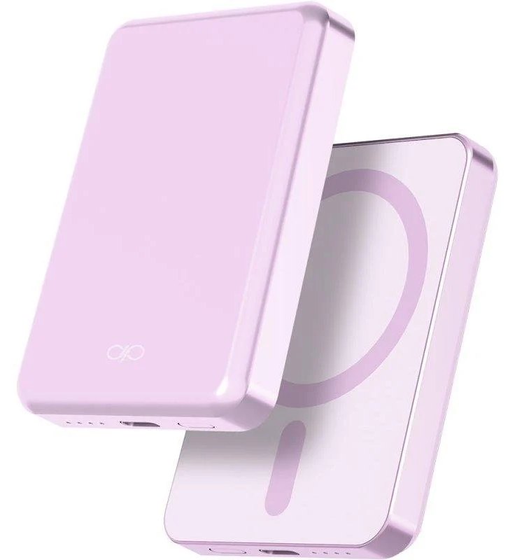 Powerbank BigBen Connected F152517 magnétique 5000 mAh 15W MagSafe Qi USB-C rose