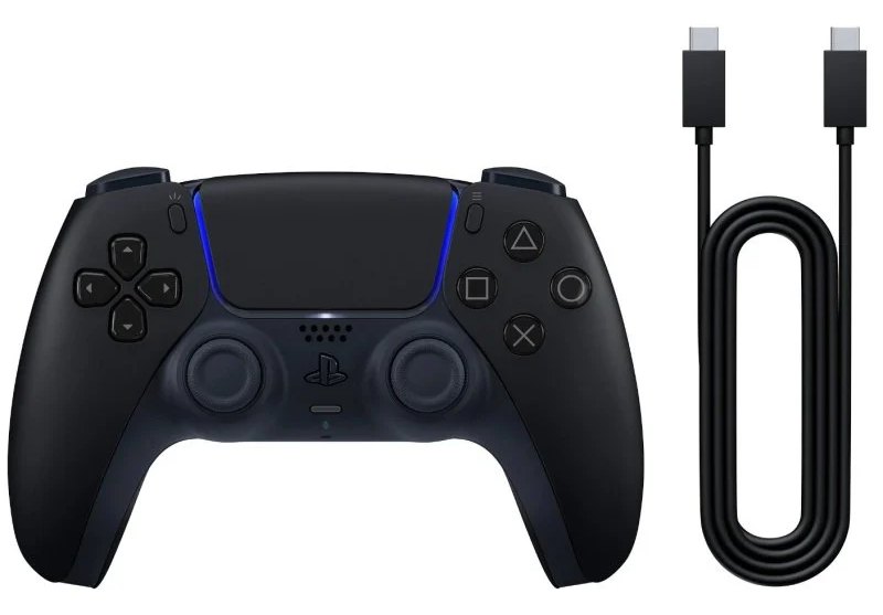 Manette sans fil Sony DualSense V3 Midnight Black pour PS5 + câble