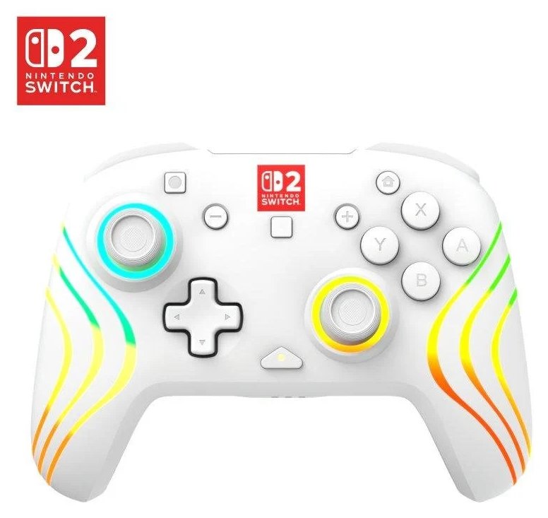 Manette Turtle Beach Afterglow Wave Wireless White RGB Bluetooth USB-C Switch 2