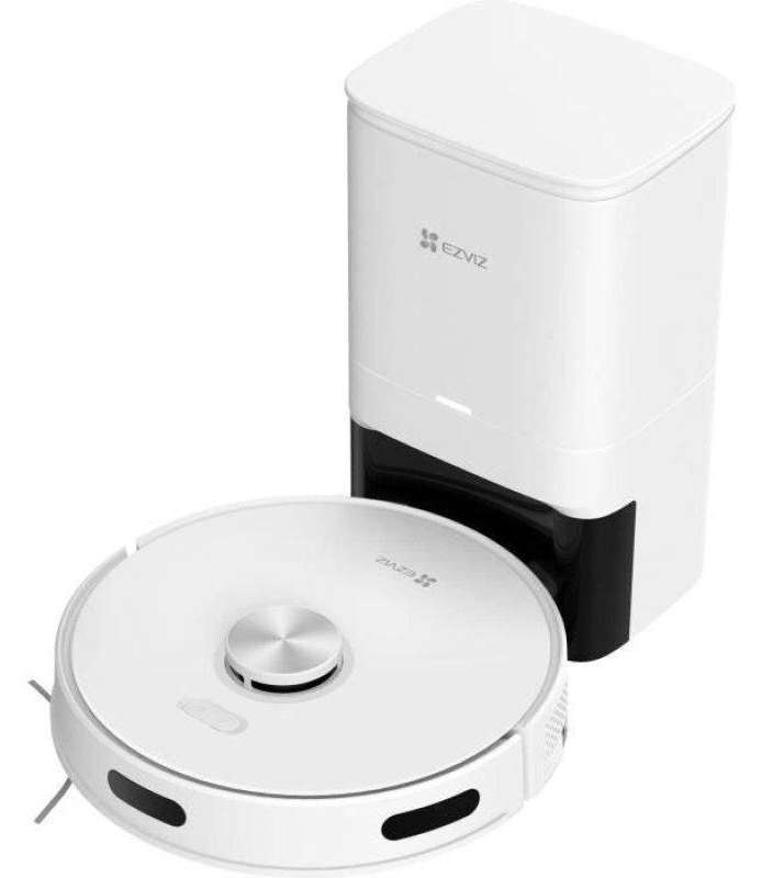 Aspirateur Robot et Laveur EZVIZ RE5 Plus avec Vidage Automatique Navigation LiDAR 4.000 Pa