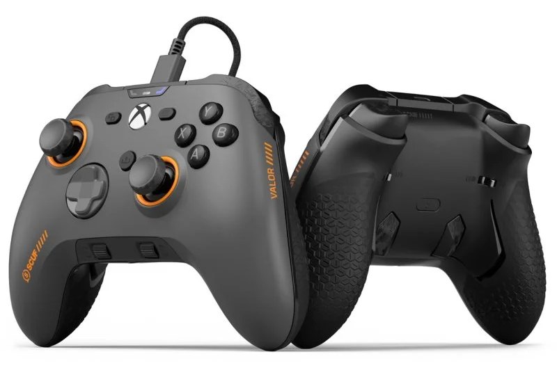 Manette SCUF Valor Wired TMR Gris Acier Xbox Palettes Programmables