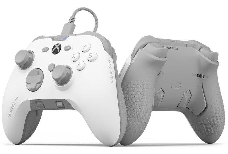 Manette SCUF Valor Wired TMR Blanc Ergonomie Xbox Audio Personnalisable