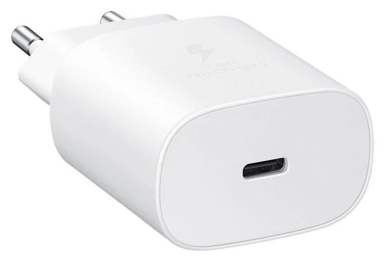 Chargeur Samsung TA800NWE 25W USB Type-C Charge Rapide Blanc