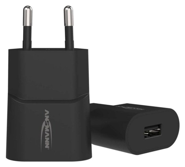 Chargeur Ansmann HC105 5V 1A USB 2.0 Noir Compact Universel
