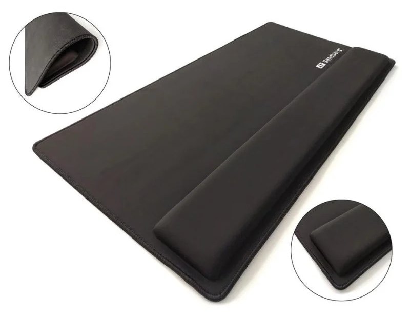 Alfombrilla Sandberg Desk Pad Pro XXL support poignet base antidérapante