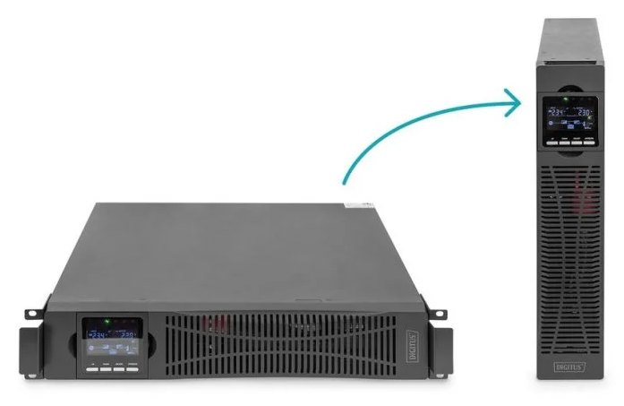 Sai Digitus 3000VA Batterie Plomb 3 Minutes Écran LCD USB RS232