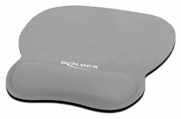 Tapis de souris Delock Ergonomique Gris 245 x 206 mm