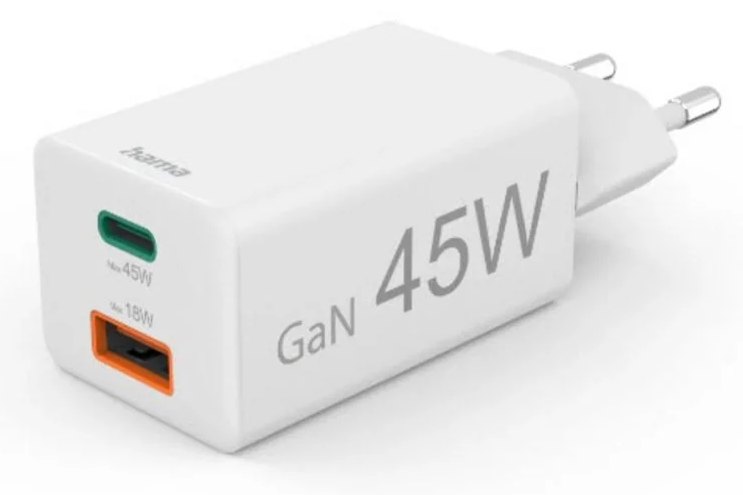 Chargeur Hama 45W Power Delivery Quick Charge GaN