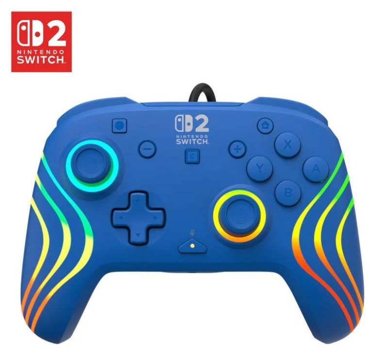 Manette Turtle Beach Afterglow Wave RGB filaire pour Nintendo Switch 2