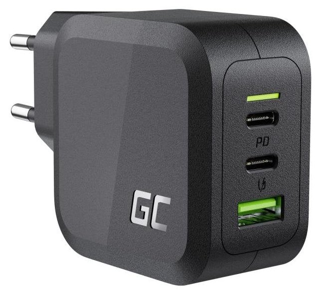 Chargeur Green Cell CHARGC08 65W USB-C Power Delivery Quick Charge 3.0 Noir