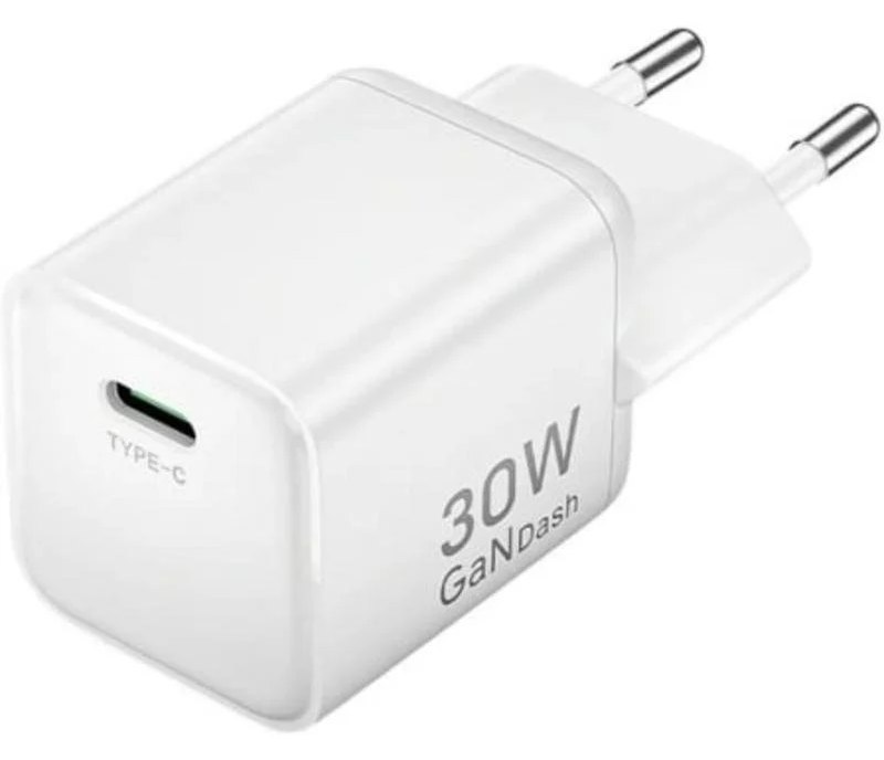 Chargeur mural GaN Vention FCIW0-EU 30W USB-C Blanc