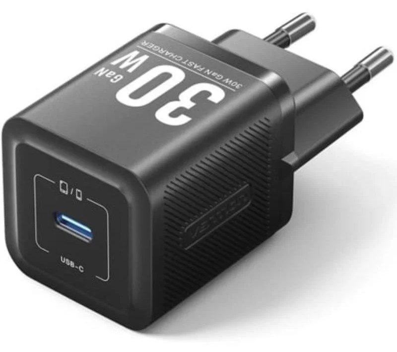 Chargeur mural GaN Vention FEZB0-EU 30W USB-C Noir
