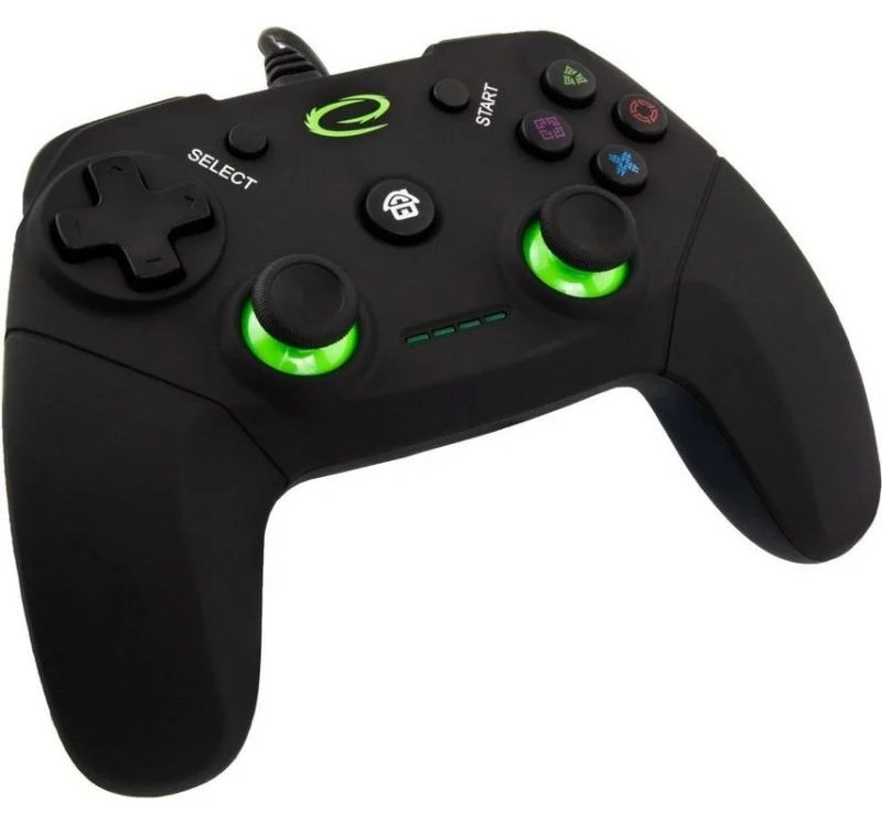 Manette de jeu Esperanza Vanquisher EGG110K avec vibrations pour PC et PS3
