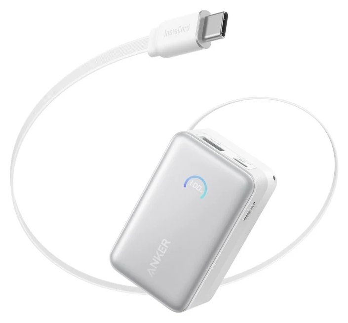 Batterie externe Anker A1638 10000 mAh 45 W Blanc