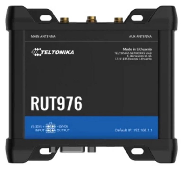 Router Teltonika RUT976 4G 5G Wi-Fi 4 Dual SIM Gigabit Industriel