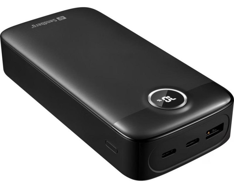 Powerbank Sandberg SolidState 20000 mAh 20W USB-C LED