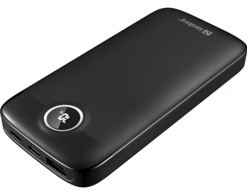 Powerbank Sandberg SolidState 10000 mAh 20W USB-C LED
